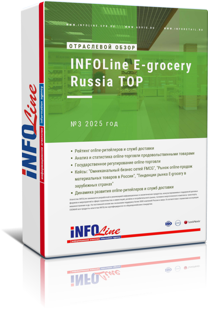 " INFOLine E-grocery Russia TOP 3 2025 "
